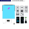 NEXTPOWER ON/OFF GRID 6,2 kW 48 V reiner Sinus-Hybrid-Solar-Wechselrichter MPPT 90–450 V Spannung