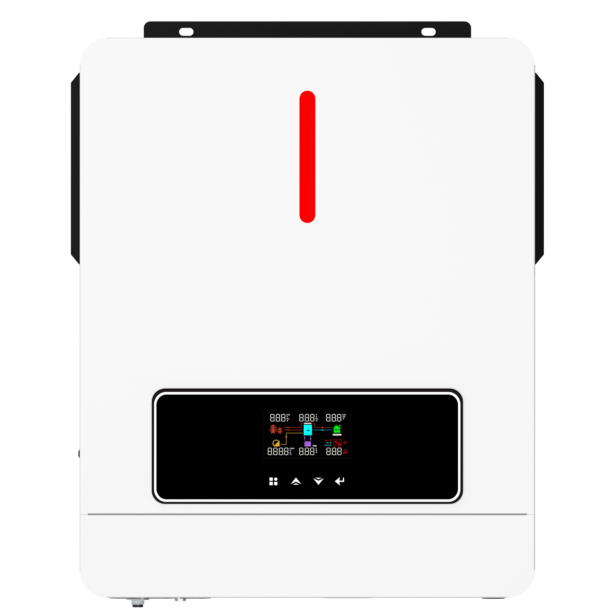 NEXT ECO-LV 6,2 kW On/Off-Grid-Solarwechselrichter, AC-Ausgangsspannung 120 VAC, Wechselrichter mit zwei Ausgängen 