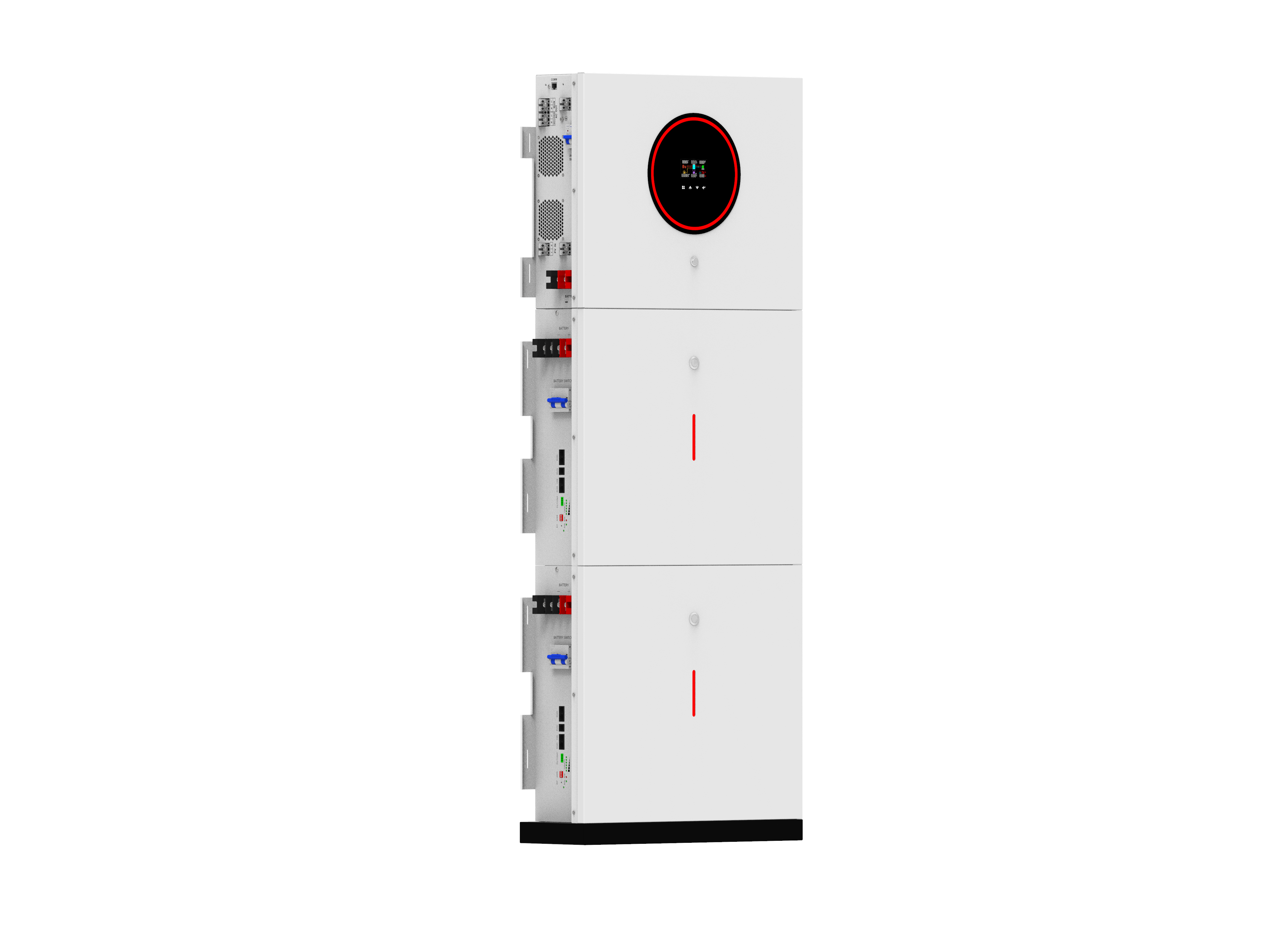 All-in-One-Energiesystem 3,6 kW 24 V für Zuhause mit Solar-Wechselrichter mit zwei Ausgängen