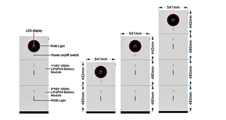 ESS-Serie 120 A MPPT 3,6 kW/6,2 kW On/Off-Grid-Solarwechselrichter Grade A Lithiumbatterie-Energiespeichersystem