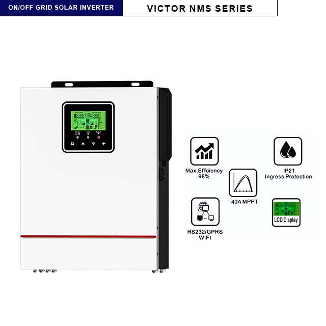 NMS-Serie 20-150 VDC PV-Eingang 40 A MPPT 800 W/1500 W netzunabhängiger Mikro-Wechselrichter